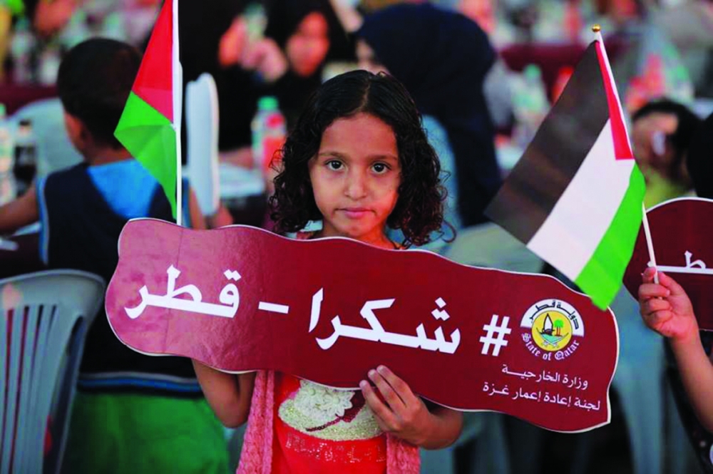حملة بقطر لجمع تبرعات لغزة بقيمة 10 ملايين ريـال