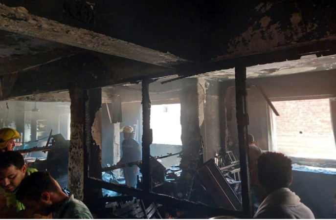عشرات القتلى والجرحى في حريق بكنيسة غرب القاهرة