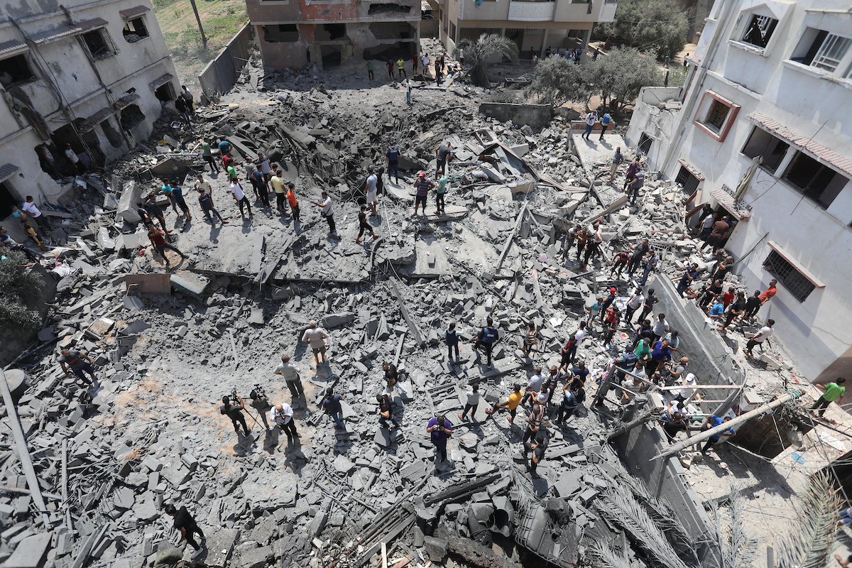 دمار واسع جراء العدوان الإسرائيلي على غزة