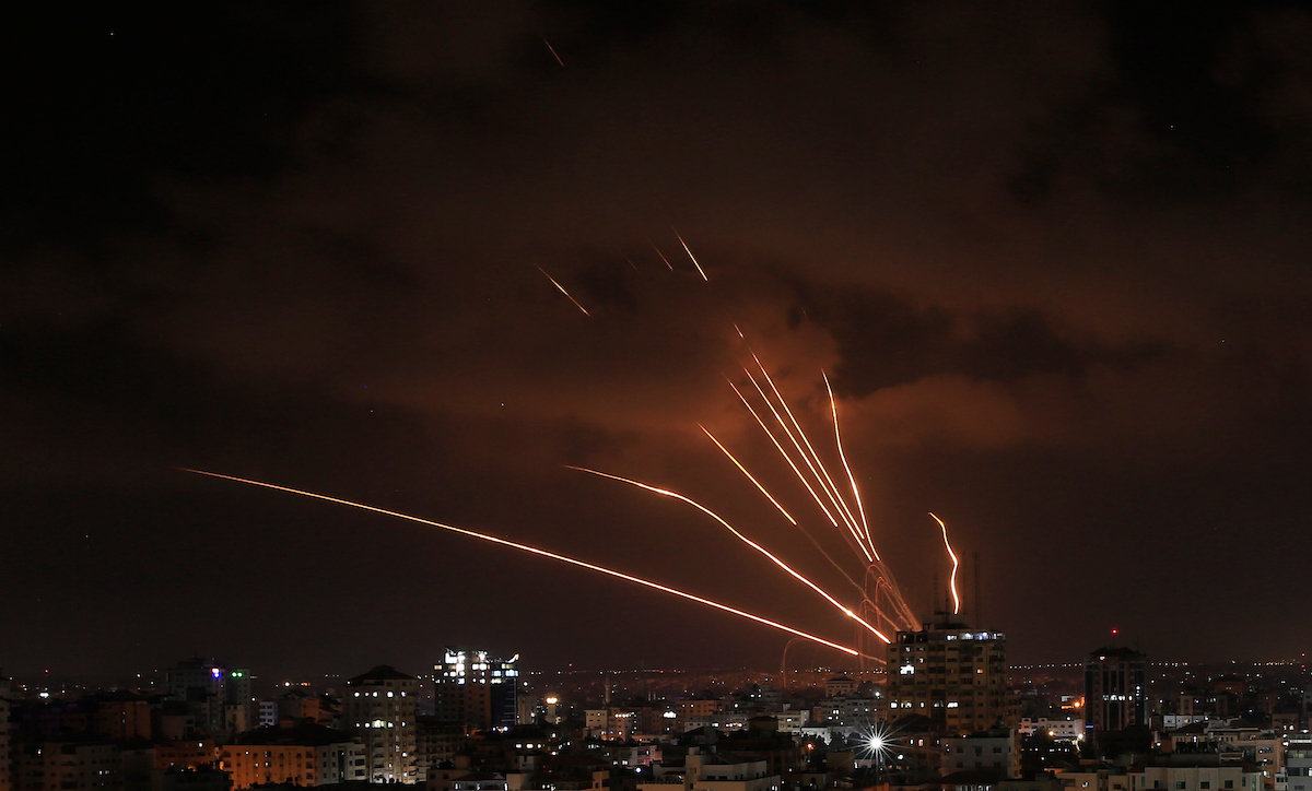 المقاومة الفلسطينية تطلق رشقات صاروخية تجاه الأراضي المحتلة