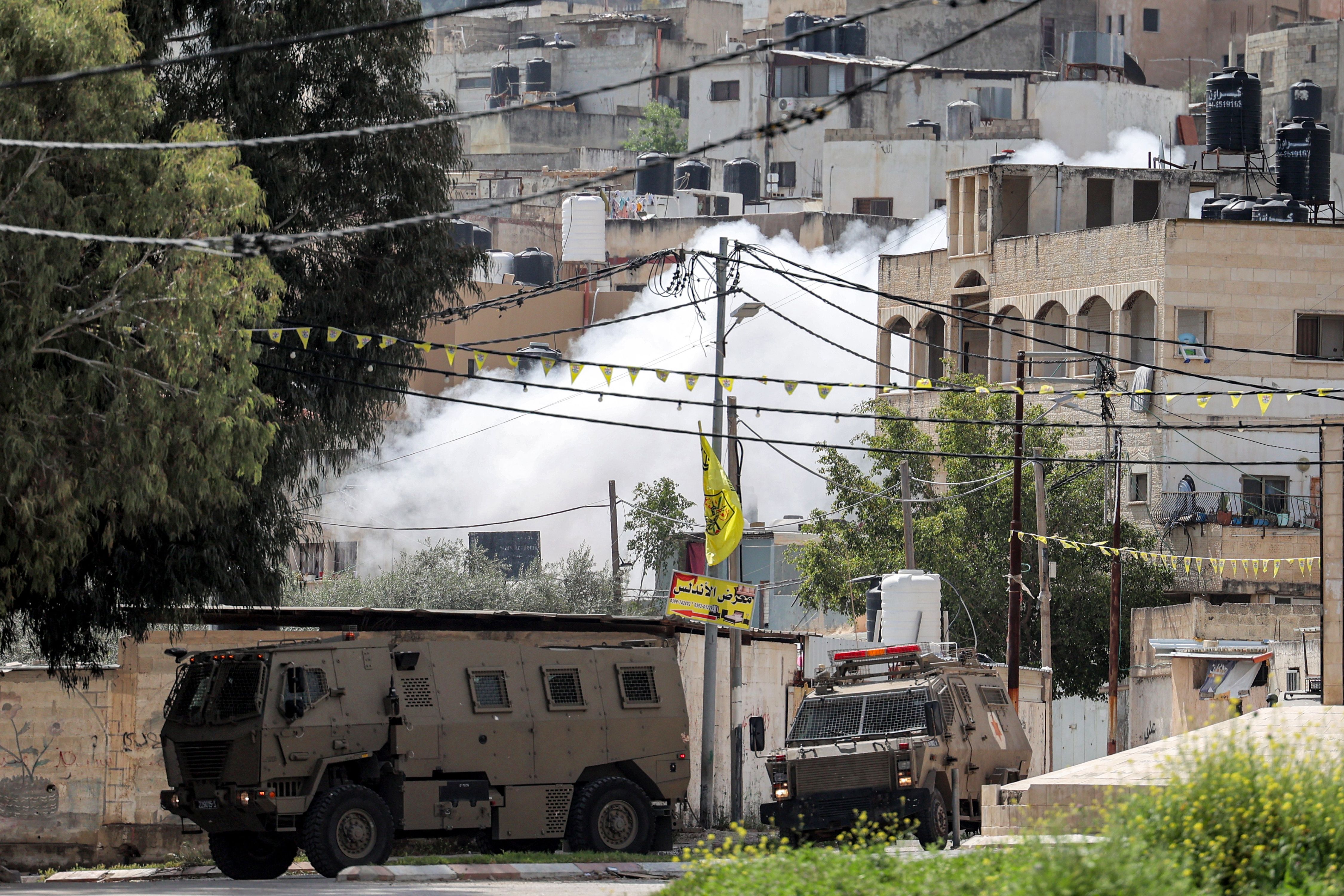 مقاومون يستهدفون قوات الاحتلال أثناء اقتحام جنين