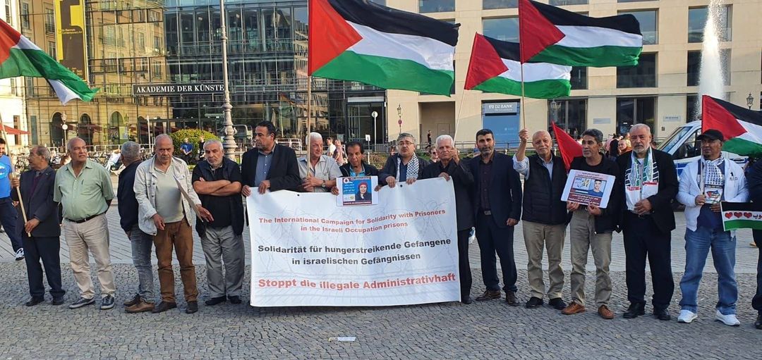 وقفة في برلين للمطالبة بحرية الأسرى الفلسطينيين