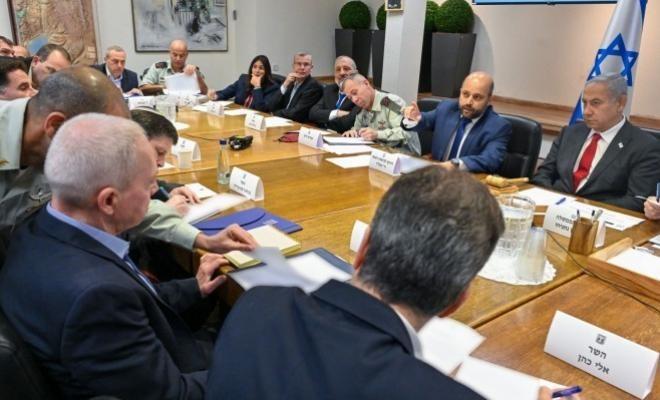 الكابينت يقر عقوبات ضد السلطة
