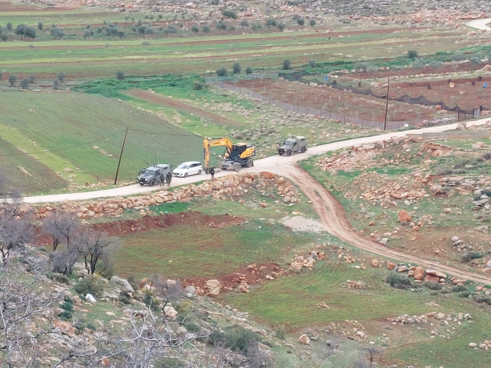الاحتلال يُخطر بـ وقف بناء 9 منشآت جنوب نابلس