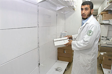 غزة: 386 صنفًا من الأدوية والمستهلكات الطبية رصيدها صفر