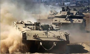 إصابة فلسطيني بنيران الاحتلال وسط قطاع غزة