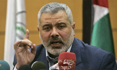 هنية يطالب برفع الحالة العسكرية المفروضة على مخيم نهر البارد