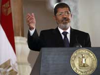 مرسي سيُعلن رئيس الحكومة المقبلة عقب عودته من أثيوبيا