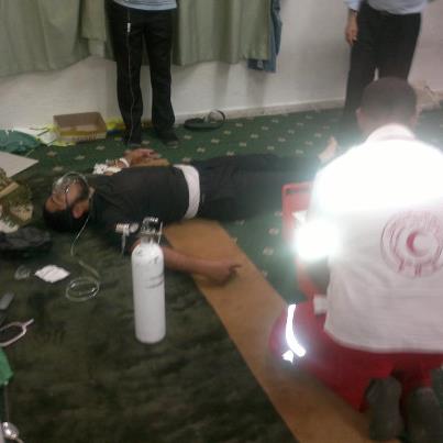 نقل الطالب محمد أبو عرقوب المعتصم بجامعة الخليل للمشفى