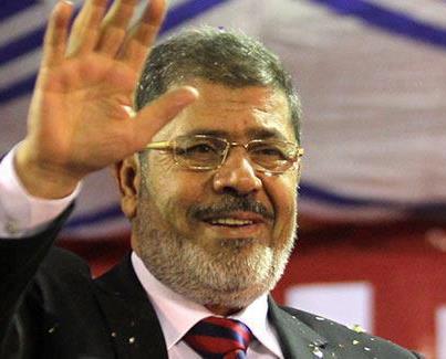 الرئيس محمد مرسي حاضر في المسجد الاقصى بالدعوات