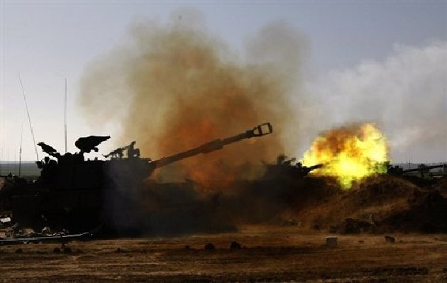 جريح في قصف صهيوني استهدف مشيعي شهداء بيت حانون