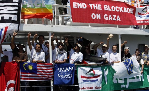أسطول الحرية يصل هولندا في طريقه لكسر حصار غزة