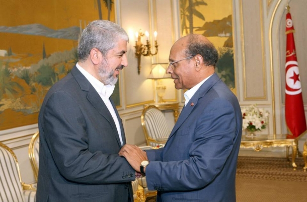 المرزوقي: أتشرف بـحماس وباستقبال خالد مشعل