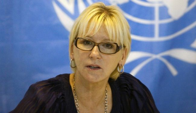 الاحتلال يرفض استقبال وزيرة خارجية السويد لتأييدها الفلسطينيين