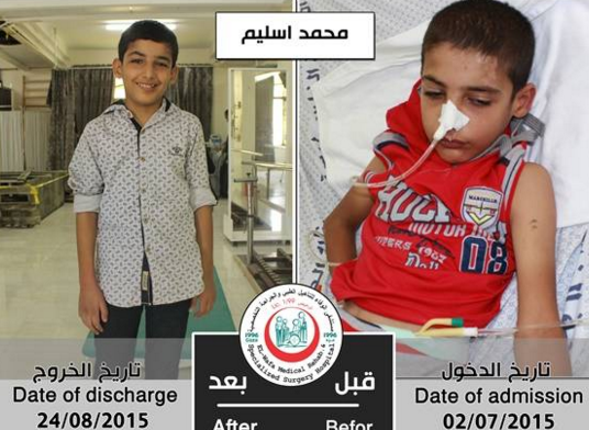 الطفل إسليم.. حلم الدراسة يراوده مجددا بعد نجاته من حادث مميت