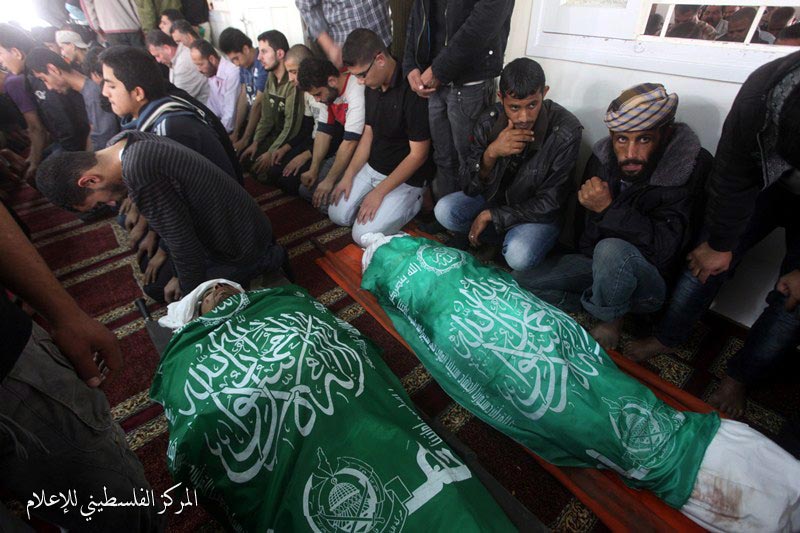 صــور شهداء الوسطى جنوب قطاع غزة