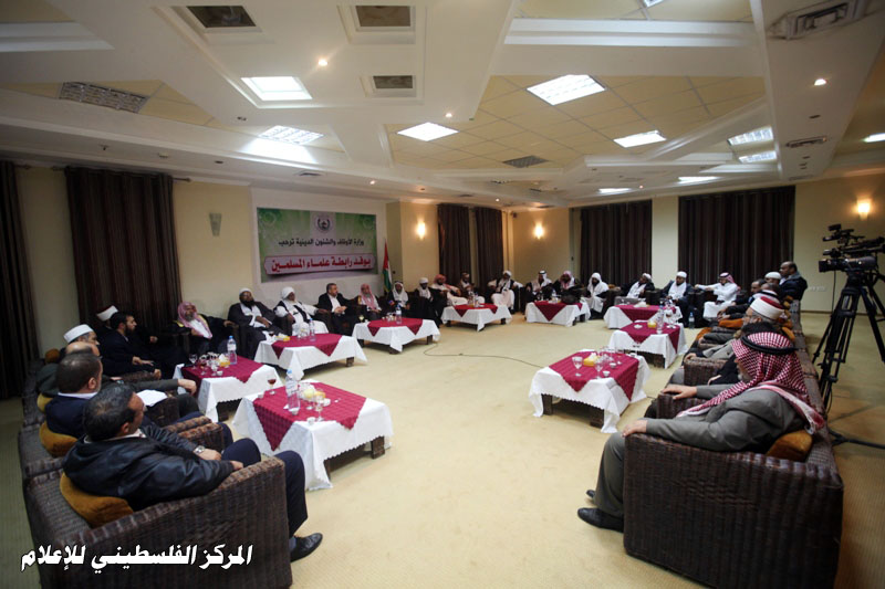 صور استقبال وفد رابطة علماء المسلمين‏ في قطاع غزة
