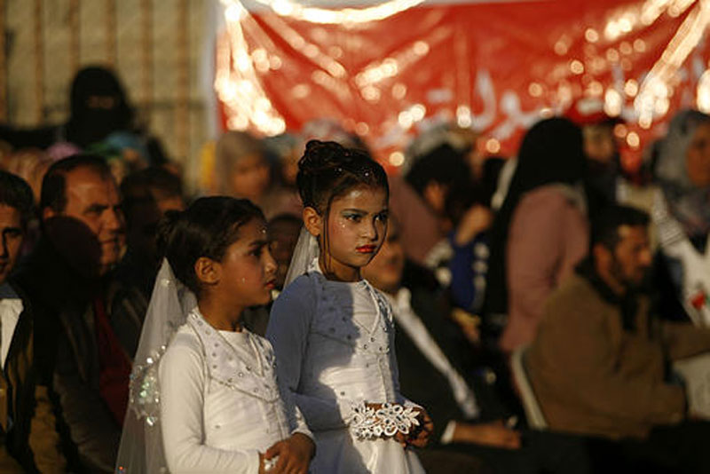 حفل زفاف جماعي بدعم من مؤسسة الشيخ خليفة بن زايد آل نهيان