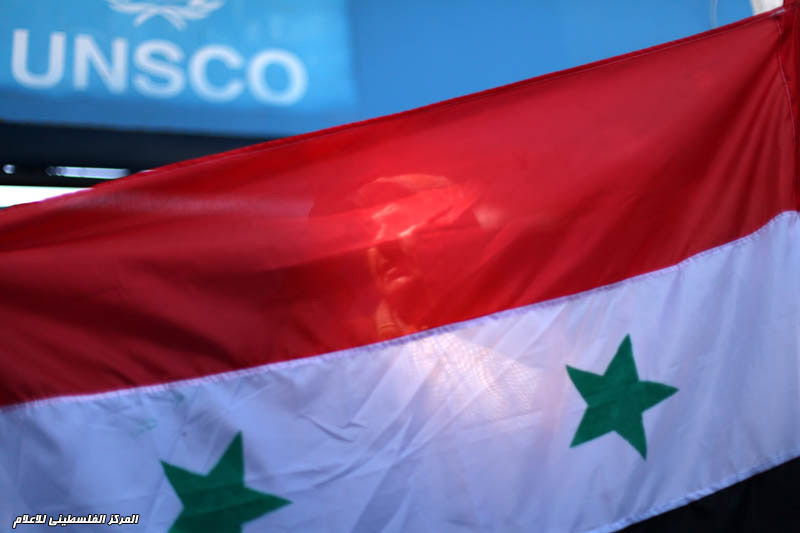 الجبهة الشعبية تنظم مسيرة تضامن ضد ضرب سوريا