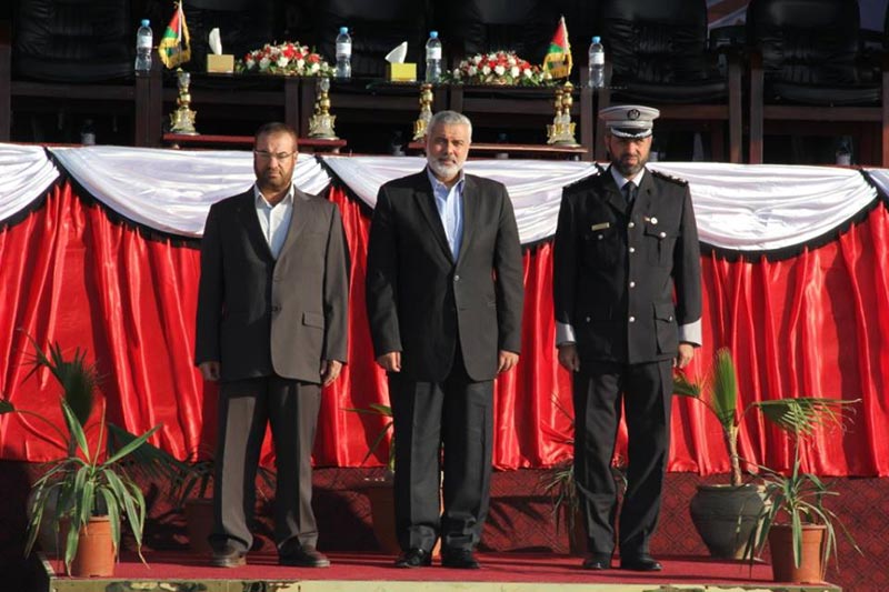 حفل تخريج الضباط فــــوج الثــبات بحضور دولة رئيس الوزراء إسماعيل هنية ومعالي وزير الداخلية