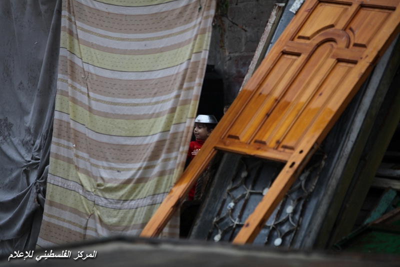أمطار على غزة .. مخيم الشاطئ للاجئين