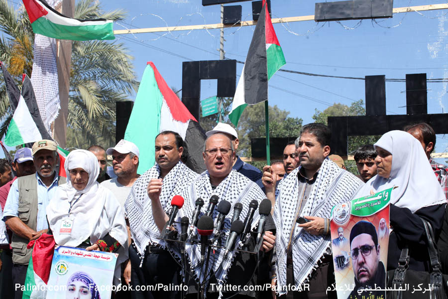 افتتاح المعلم الرمزي الحرية للاسرى في ميدان فلسطين بغزة