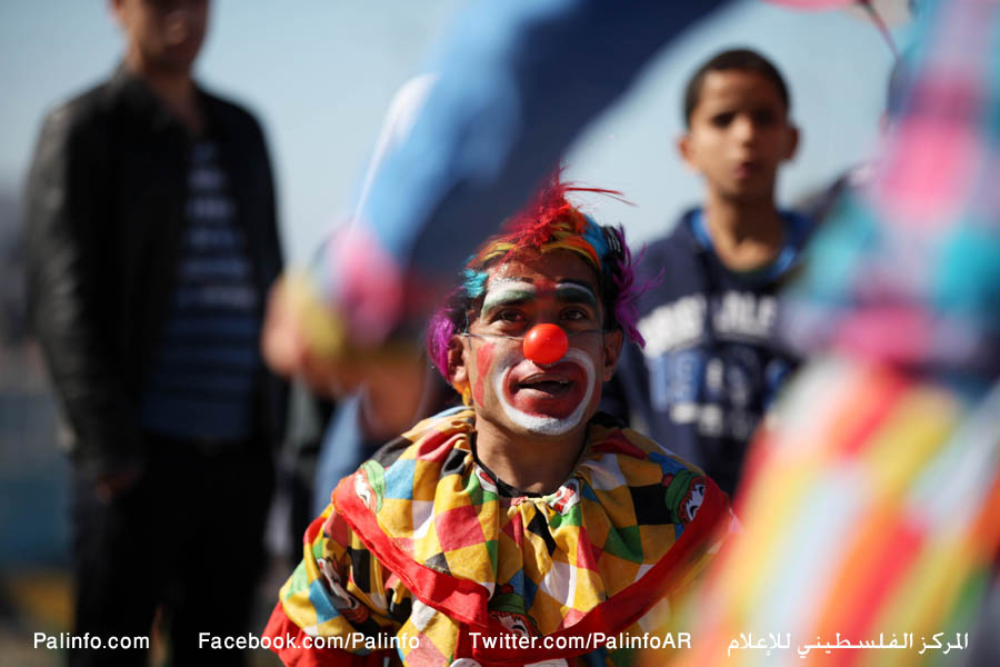 صور من ضمن مشاريع الدعم النفسي للأطفال بعد الحرب على أرض ميناء غزة