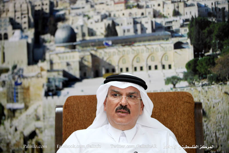 لقاء نائب رئيس المكتب السياسي لحركة حماس إسماعيل هنية مع السفير القطري محمد العمادي