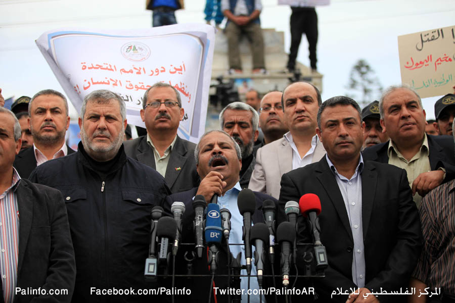 مسيرة للفصائل الفلسطينية في غزة نصرةً ل #مخيم_اليرموك