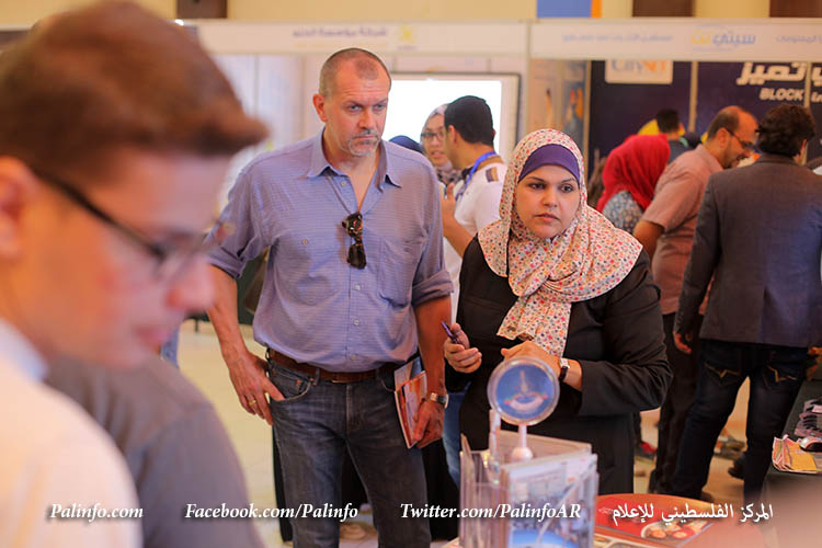 افتتاح معرض تكنولوجيا المعلومات الثاني عشر إكسبوتك 2015 في غزة