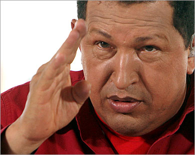 الرئيس شافيز يقرر منع الصهاينة من دخول فنزويلا