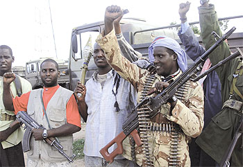 المحاكم الإسلامية بالصومال تحذر أثيوبيا من حرب إقليمية