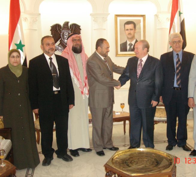 رئيس مجلس الشعب السوري يستقبل وفداً برلمانياً فلسطينياً وينتقد الصمت الدولي