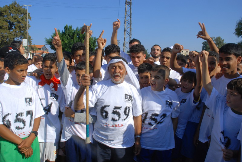 نصف ماراثون العودة من البص حتى الناقورة تحت شعار لنركض معاً .. نحو فلسطين