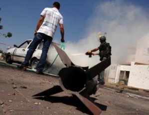 الاحتلال يزعم انفجار صاروخ على السياج شرق غزة