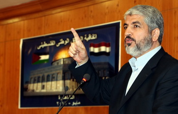 مشعل: متفائلون بالمصالحة وندعو لنشر التسامح