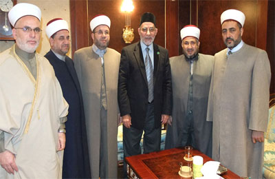 مرشد الإخوان يستقبل وفدًا من قضاة غزة