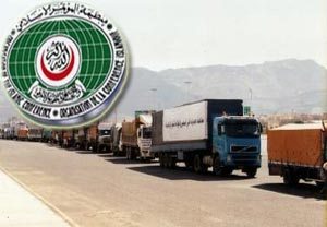 40 شاحنةً إغاثيةً من منظمة المؤتمر الإسلامي إلى أهالي غزة الأربعاء