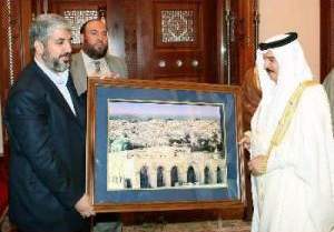 مشعل يصل البحرين لشكرها على مواقفها الداعمة للشعب الفلسطيني